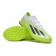 Adidas x23crazyfast.1 Laceless TF Low Soccer Cleats White Black Green For Men