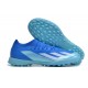 Adidas x23crazyfast.1 TF Low Soccer Cleats Blue Silver Orange For Men And Women