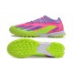 Adidas x23crazyfast.1 TF Low Soccer Cleats Pink Purple Green For Men And Women