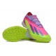 Adidas x23crazyfast.1 TF Low Soccer Cleats Pink Purple Green For Men And Women