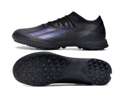 Adidas x23crazyfast.1 TF Soccer Cleats All Black For Men And Women 