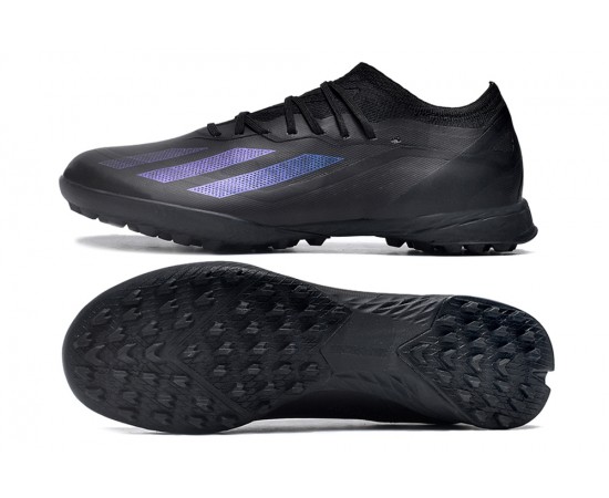 Adidas x23crazyfast.1 TF Soccer Cleats All Black For Men And Women