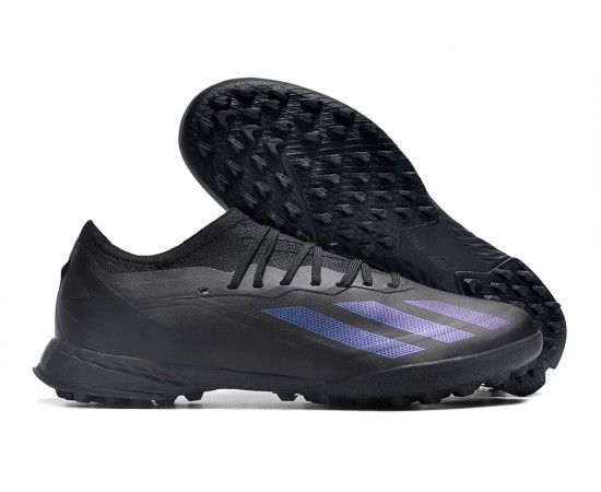 Adidas x23crazyfast.1 TF Soccer Cleats All Black For Men And Women