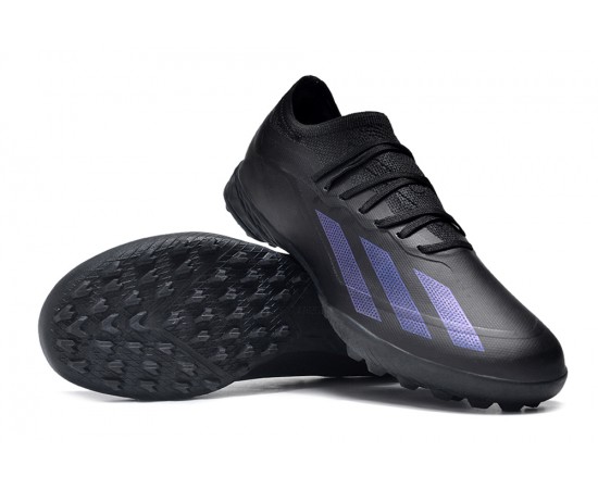 Adidas x23crazyfast.1 TF Soccer Cleats All Black For Men And Women