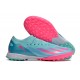 Adidas x23crazyfast.1 TF Soccer Cleats Pink Ltblue For Men And Women