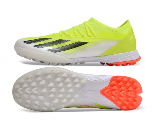 Adidas x23crazyfast.1 TF Soccer Cleats Yellow Black Orange For Men And Women