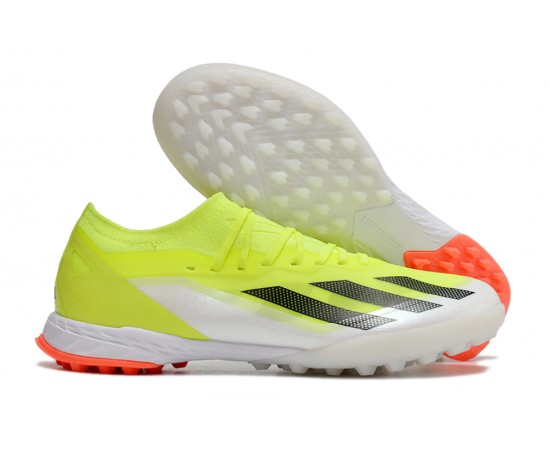 Adidas x23crazyfast.1 TF Soccer Cleats Yellow Black Orange For Men And Women