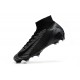 Nike Air Zoom Mercurial Superfly 10 Elite FG Black Grey High Top Soccer Cleats For Women And Men