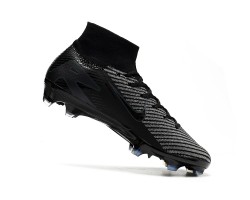 Nike Air Zoom Mercurial Superfly 10 Elite FG Black Grey High Top Soccer Cleats For Women And Men