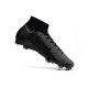 Nike Air Zoom Mercurial Superfly 10 Elite FG Black Grey High Top Soccer Cleats For Women And Men