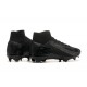 Nike Air Zoom Mercurial Superfly 10 Elite FG High Top Black Soccer Cleats For Men