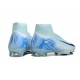 Nike Air Zoom Mercurial Superfly 10 Elite FG Ltblue Deep Blue Soccer Cleats For Women And Men