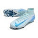 Nike Air Zoom Mercurial Superfly 10 Elite FG Ltblue Deep Blue Soccer Cleats For Women And Men