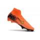 Nike Air Zoom Mercurial Superfly 10 Elite FG Orange Yellow Black Soccer Cleats For Women And Men