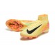 Nike Air Zoom Mercurial Superfly 10 Elite FG Yellow Black Pink High Top Soccer Cleats For Men