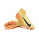 Nike Air Zoom Mercurial Superfly 10 Elite FG Yellow Black Pink High Top Soccer Cleats For Men