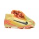 Nike Air Zoom Mercurial Superfly 10 Elite FG Yellow Black Pink High Top Soccer Cleats For Men