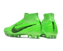 Nike Air Zoom Mercurial Superfly 9 Elite AG High Top Soccer Cleats Green Black For Men 