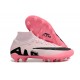 Nike Air Zoom Mercurial Superfly 9 Elite AG High Top Soccer Cleats Pink White Black For Men