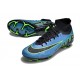 Nike Air Zoom Mercurial Superfly 9 Elite FG High Top Soccer Cleats Black Green Blue For Men And Women