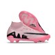 Nike Air Zoom Mercurial Superfly 9 Elite FG High Top Soccer Cleats Pink Black For Men And Women