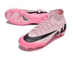 Nike Air Zoom Mercurial Superfly 9 Elite FG High Top Soccer Cleats Pink Black For Men And Women 