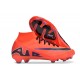 Nike Air Zoom Mercurial Superfly 9 Elite FG High Top Soccer Cleats Red Black For Men And Women