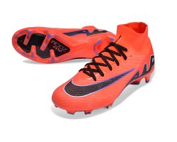 Nike Air Zoom Mercurial Superfly 9 Elite FG High Top Soccer Cleats Red Black For Men And Women 