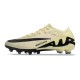 Nike Air Zoom Mercurial Vapor 15 Elite AG Low Soccer Cleats Black Beige For Men