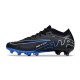 Nike Air Zoom Mercurial Vapor 15 Elite AG Low Soccer Cleats Black Blue White For Men