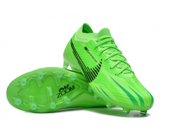 Nike Air Zoom Mercurial Vapor 15 Elite AG Low Soccer Cleats Green Black For Men