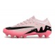 Nike Air Zoom Mercurial Vapor 15 Elite AG Low Soccer Cleats Pink White Black For Men