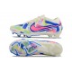 Nike Air Zoom Mercurial Vapor 15 Elite FG Beige Pink Blue Low Soccer Cleats For Men