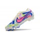 Nike Air Zoom Mercurial Vapor 15 Elite FG Beige Pink Blue Low Soccer Cleats For Men