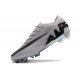 Nike Air Zoom Mercurial Vapor 15 Elite FG Grey Black Low Soccer Cleats For Men