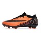 Nike Air Zoom Mercurial Vapor 15 Elite FG Low Soccer Cleats Black Orange For Men And Women