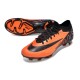 Nike Air Zoom Mercurial Vapor 15 Elite FG Low Soccer Cleats Black Orange For Men And Women