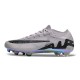 Nike Air Zoom Mercurial Vapor 15 Elite FG Low Soccer Cleats Grey Black For Men And Women