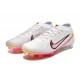 Nike Air Zoom Mercurial Vapor 15 Elite FG Low Soccer Cleats White Peach For Men And Women