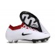 Nike Air Zoom Mercurial Vapor 15 Elite FG Low Soccer Cleats White Red Black For Men And Women