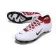 Nike Air Zoom Mercurial Vapor 15 Elite FG Low Soccer Cleats White Red Black For Men And Women