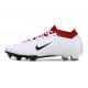 Nike Air Zoom Mercurial Vapor 15 Elite FG Low Soccer Cleats White Red Black For Men And Women