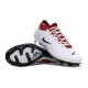 Nike Air Zoom Mercurial Vapor 15 Elite FG Low Soccer Cleats White Red Black For Men And Women