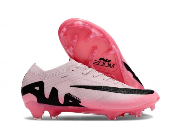 Nike Air Zoom Mercurial Vapor 15 Elite FG Pink Black Ltpink Low Soccer Cleats For Men