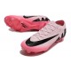 Nike Air Zoom Mercurial Vapor 15 Elite FG Pink Black Ltpink Low Soccer Cleats For Men