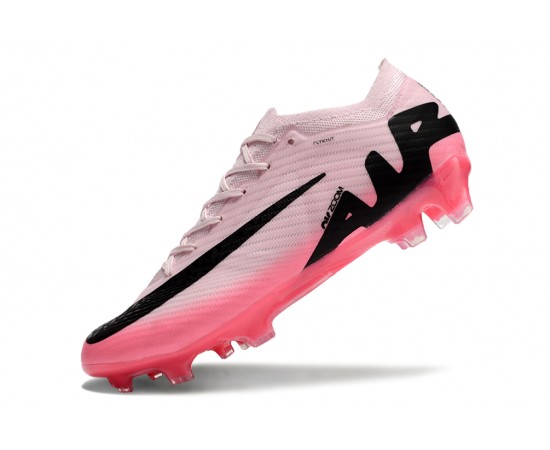 Nike Air Zoom Mercurial Vapor 15 Elite FG Pink Black Ltpink Low Soccer Cleats For Men