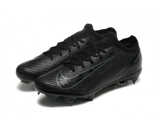 Nike Air Zoom Mercurial Vapor 16 Elite FG Low Black Blue Soccer Cleats For Men