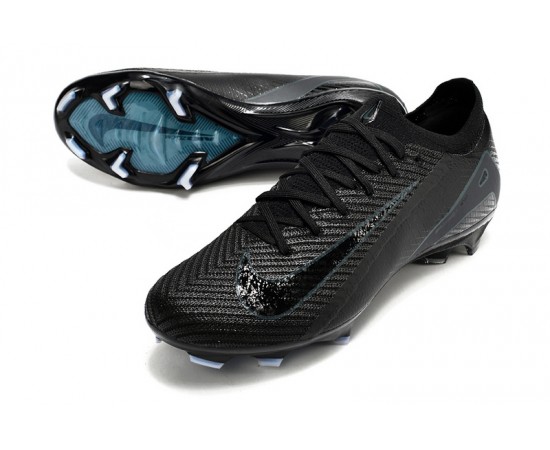 Nike Air Zoom Mercurial Vapor 16 Elite FG Low Black Blue Soccer Cleats For Women And Men