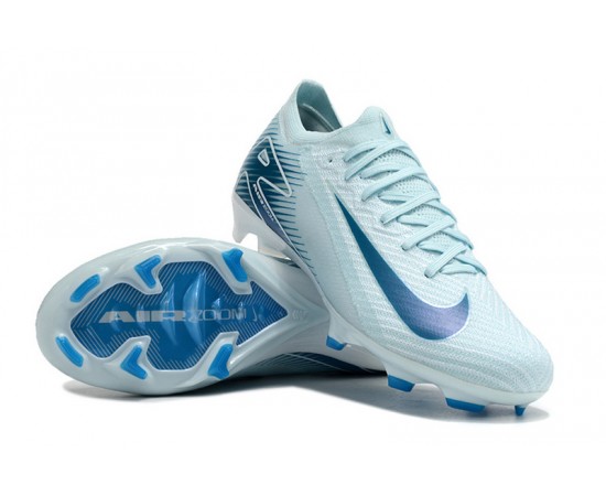 Nike Air Zoom Mercurial Vapor 16 Elite FG Low Blue Ltblue Soccer Cleats For Women And Men