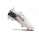 Nike Air Zoom Mercurial Vapor 16 Elite FG Low White Black Orange Soccer Cleats For Men